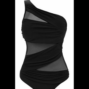Womens one shoulder swimsuit